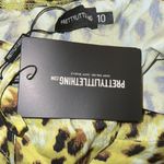 Pretty Little Thing ✨ Lime Leopard Chiffon Maxi Beach Dress✨ Photo 6