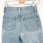 Madewell Womens High Rise Long Denim Raw Hem Bermuda Jean Shorts Size 25 Blue Photo 11