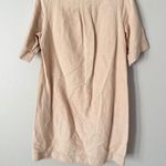COS  US Size 2 EU 32 Tan Short Sleeve Cotton Linen Blend Dress Photo 5