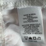 CeCe  red and white dot printed peplum top size large Photo 4