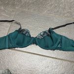 Savage X Fenty Shining Star Embroidered Half Cup Plunge Bra Wildflower Blue 36C Size undefined Photo 7