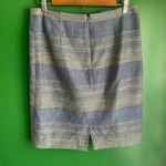 The Limited CLEARANCE!  Pencil‎ Skirt Size 6 Blue & Silver Threads EUC! Photo 2