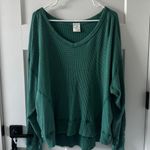 Aerie Green Long Sleeve Top Photo 0