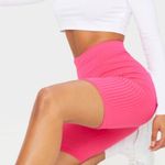 Pretty Little Thing hot pink biker shorts Photo 0