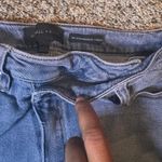 Kendall + Kylie The Icon High Rise Straight Leg Ripped Distressed Jeans Women's Blue Size undefined Photo 2