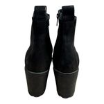 Vagabond  Grace Black Nubuck Leather Block Heel Ankle Boots Women's Size 38 US 8 Photo 3