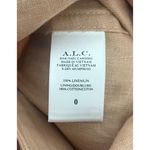 ALC Frank A.L.C. Gilmour 100% Linen Tie Waist Romper Khaki Brown Size 0 NWT Coastal Beach Photo 8