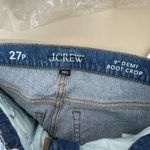 J.Crew NEW Petite 9" Demi Boot Crop Jean Wedgewood Wash Blue Womens US 27 Photo 9