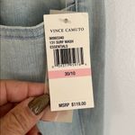 Vince Camuto  High Rise Flounce Hem Jeans Surf Wash Photo 6