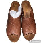 White Mountain Womens High Heeled Sandals Dress Shoes Open Toe Brown Size 9 Photo 6