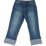 Frye Women's Blue Denim High Rise Cropped Cuff Jeans Size 8/29 1859395 Photo 0