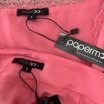 PaperMoon  Pink Crop Top and shorts Lace-Up Detail set Photo 5