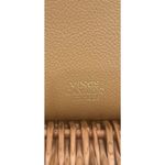 Vince Camuto Clutch Purse Crossbody Leather Tan detachable shoulder strap Photo 12