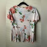 Sweet Claire Sweet Clair Women’s Floral Blouse Size Medium Top Photo 2