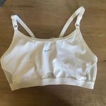 Nike white sports bra Photo 0