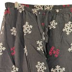Life is Good  Snowflake Christmas Sleep Pajama Pants Size Small Photo 1