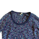 We The Free  Pullover Marled Sweater Colorful Scoop Neck Size Small Women's Photo 1