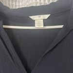 H&M  L.O.G.G. Drop Waist Collared Black Dress Medium Photo 6