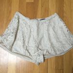 Nasty Gal Cream Lace Shorts size Small Photo 0