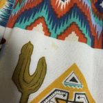 VTG Options Melrose Western Tiered Maxi Skirt Cowgirl Rodeo Southwest Print L Size L Photo 12