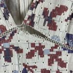 Thakoon White Floral Cotton Eyelet Bell Sleeve Romper Size Small AS Photo 7