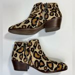 Sam Edelman 🆕 NWOT Petty Leopard Bootie Cheetah Heel Zipper Brown Tan Black 4.5 Photo 7