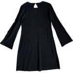 Karen Millen Pearl Details Knit Sweater Dress Black Size Large Photo 4