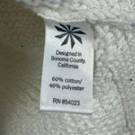 Athleta Sunset Lace Up Sweater Womens XS White Knit V-Neck Pullover Normcore Photo 5