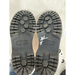 Unionbay Womans Union Bay Hayden White Faux Leather Lace Up Combat Boots Size 8 M Photo 8