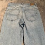 American Eagle  Outfitters Light Blue super high rise Straight Leg Jeans Photo 7