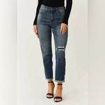 Judy Blue  High Waist Distressed Straight Leg Boyfriend Jeans Size 7/28 Photo 13