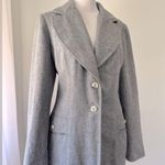 Vintage ‘80s College Town Gray Wool Blend Single Breasted Blazer Size M Photo 4