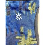 Athleta Double Dare Camo Sports Bra Size Small Blue Multicolor Photo 4