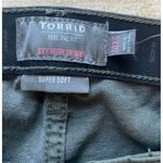 Torrid  Olive Green skyhigh Skinny Jeans Premium Stretch Denim 20XS‎ Photo 4