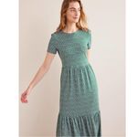Boden Emma Tiered Jersey Midi Maxi Dress
Bottle Green Bloom Bud Size 14 Floral Photo 4