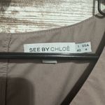 See By Chloe See by‎ Chloe Ivory Taupe Bow Dress Size 4 Photo 3