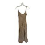 NWT Atoir Turned Around Dress in Bronze Size 4 Tan Photo 4
