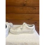 Vans Unisex Off The Wall 751505 White Leather Lace Up Sneaker Shoes Size 7 Woman Photo 4