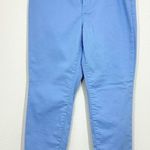 Talbots Size 10 Petite Light Blue Slim Ankle Chino Pants Classic Career Summer Photo 0