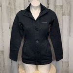 Columbia  Sportswear Black Button-Up Fleece Jacket Women’s XS Photo 0