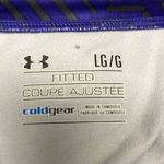 Under Armour  Women’s Purple/Gray HeatGear Long Sleeve Striped Pullover-large Photo 12