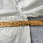 Marine layer  White Cotton‎ Dobby Button Down Blouse Womens Small Textured  Shirt Photo 6