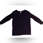 JUST FEMALE Navy Blue & Red Checkered Window Merle Long Photo 1