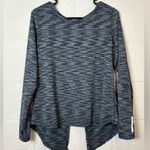 Zyia Active Woman’s Open Back Lightweight Grey Flowy Sportswear Top Size XL Photo 0