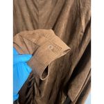 Torrid Dress Womens 4X Brown Long Sleeve Button Down Ruched Collared Mini Photo 5