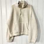Aerie  OFFLINE Sweater Women Size M Sherpa Long Sleeve Collared 1/4 Zip Fleece Photo 0