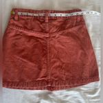Free People Ray High Rise Corduroy Mini Skirt Pockets Buttons Size 0 XS Photo 9