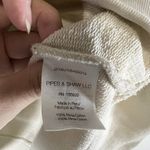 Veronica Beard Sweatshirt Womens Small Cream Ivory Natti Crop French Terry Pima Photo 6