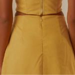 Peppermayo Exclusive Rooftop Drinks Stretch Lined Mini Skirt in Mango Size 12 Photo 5