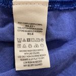 Free People We the Free blue cold shoulder cross back short sleeve tee size Medium Photo 4